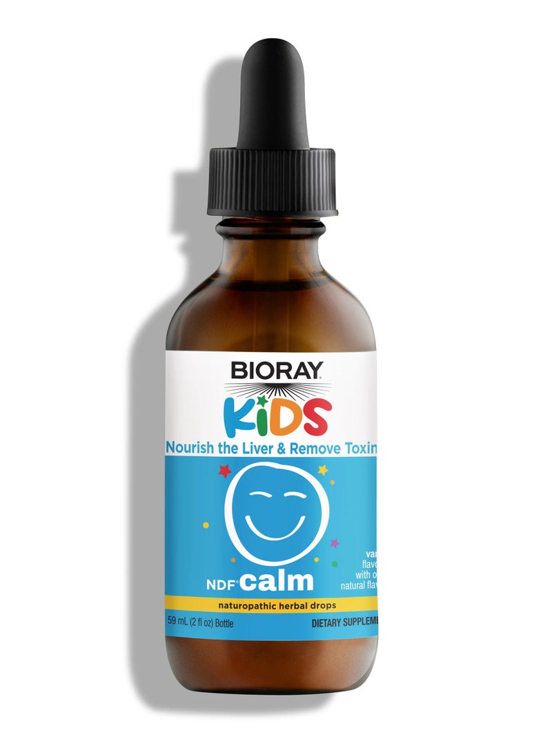 NDF Calm Nourish the Liver & Remove Toxins Kids Vanilla Flavor 2 fl oz 60 ml